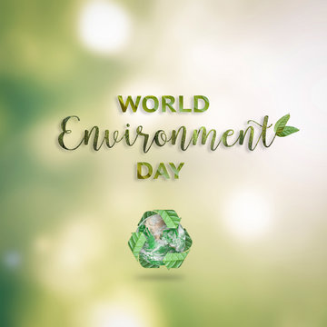 World environment day. Element of the image furnished by NASA