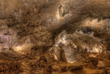 Carlsbad Cavern National Park is largely an Underground Cave System