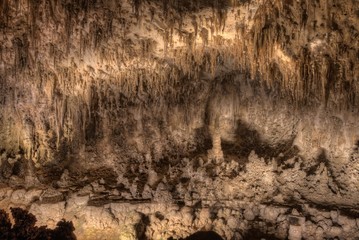 Carlsbad Cavern National Park is largely an Underground Cave System