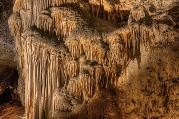 Carlsbad Cavern National Park is largely an Underground Cave System