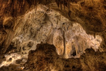 Carlsbad Cavern National Park is largely an Underground Cave System