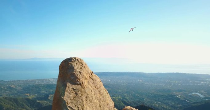 Hang Glider Santa Barbara California Aerial