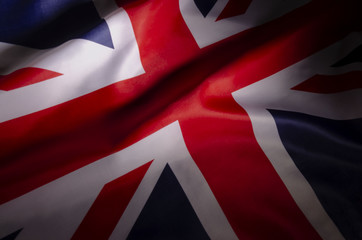 close up of British flag