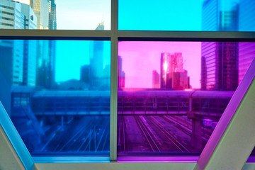 Toronto, Ontario, Canada-27 June, 2017: Toronto Union station terminal and railway tracks