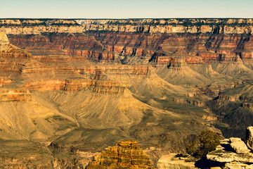   Grand Canyon South rim -Stone landscape
