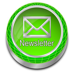 Newsletter Button - 3D illustration