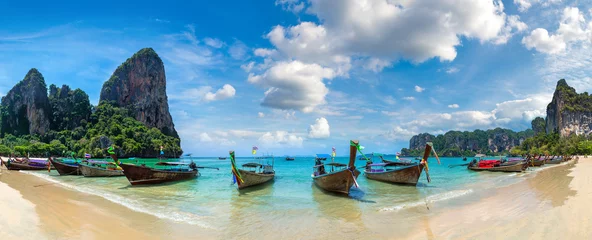 Foto auf Acrylglas Railay Strand, Krabi, Thailand Railay Beach, Krabi, Thailand