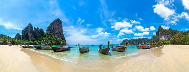 Fotobehang Railay Beach, Krabi, Thailand Railay Beach, Krabi, Thailand