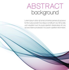 Abstract background with color waves
