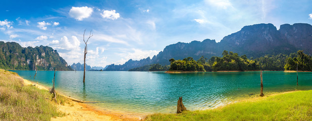 Cheow Lan lake in Thailand