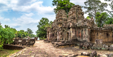 Preah Khan temple in Angkor Wat