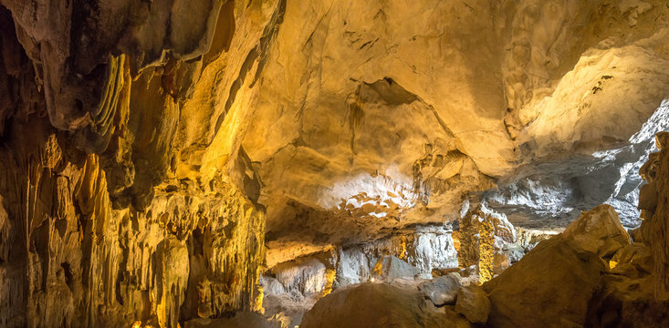 Cave in Halon bay, Vietnam