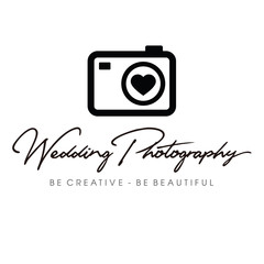 Vintage Wedding Photography Logo Design Inspiration Vector