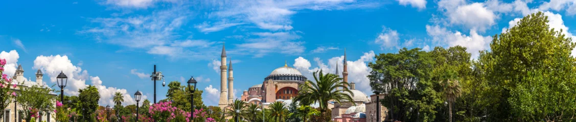 Tuinposter Hagia Sophia in Istanbul, Turkey © Sergii Figurnyi