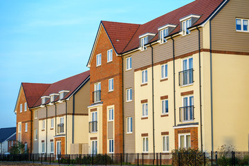 New refurbished house on street and good example of English Architecture