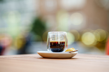 Espresso with Bokeh Background