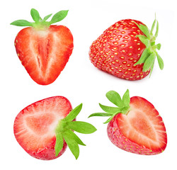 Strawberry isolated on white
