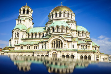 Fototapeta na wymiar Alexander Nevsky Cathedral, Sofia