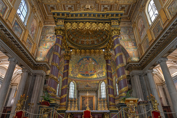 Fototapeta na wymiar Basilica di Santa Maria Maggiore - Rome, Italy