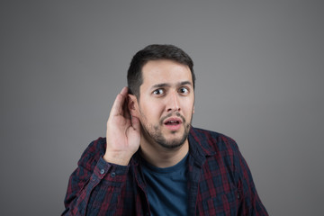 expression of not hearing or not understanding