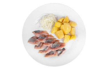 Snack, aperitif before alcohol food isolated white