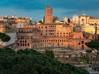 Fototapeta na wymiar Trajan's Form - Rome, Italy