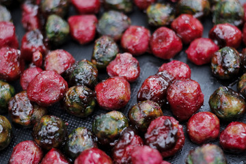 A Group Of Dried Berry 