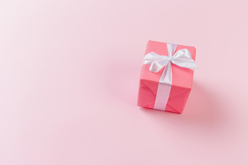 gift box on color background