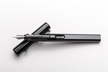 Fountain pen isolated on white background