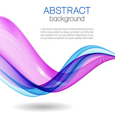 Abstract background with color waves