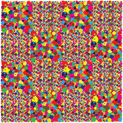 Colorful circle background.