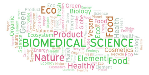 Biomedical Science word cloud.