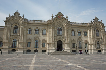 Fototapeta na wymiar Presidentenpalast Lima