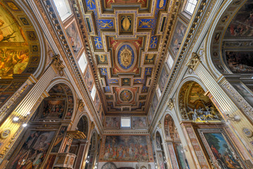 Fototapeta na wymiar San Marcello al Corso Church - Rome, Italy