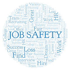 Job Safety word cloud.