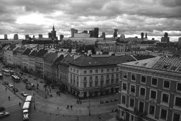 panoramic view of Warsaw