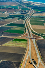 Farmland and Freeway 101 in California