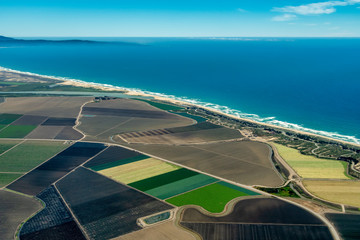 Farmland on Pacific Coast in California