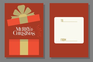 Christmas theme, poster and invitation card template
