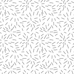 Vector organic seamless abstract background, botanical motif with stylized leaves, freehand doodles pattern.