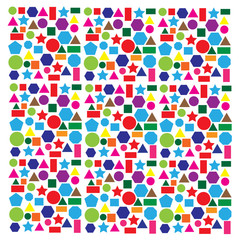 Colorful geometric background.