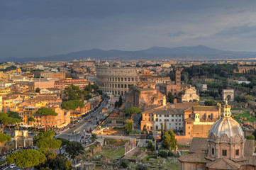 Fototapeta na wymiar Colosseum - Rome, Italy