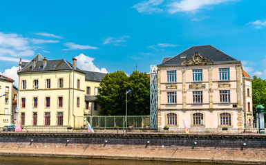 Obraz premium Typical french buildings in Epinal, France