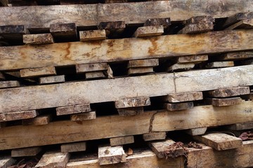 Pile Of Wooden Pallets