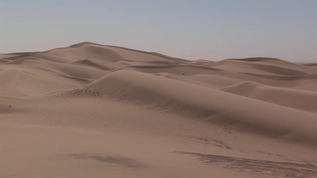 North Algodones Dunes in California in the midday heat, USA.