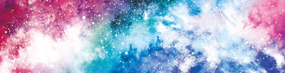 ギャラクシーアブストラクト 背景イラスト