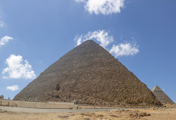 The Great Pyramid of Giza (also known as the Pyramid of Khufu or the Pyramid of Cheops) is the...
