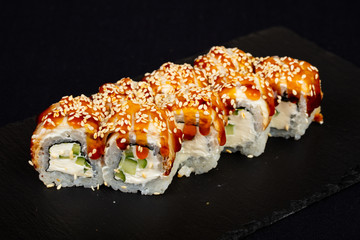 Japanese roll with eel
