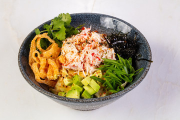 Poke with crab
