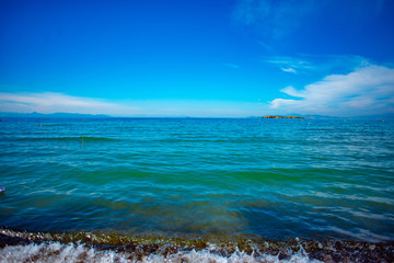 Sunny beaches of Athens, Greece